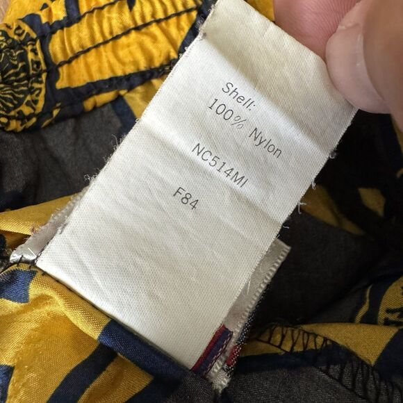 Vintage 90s Apex One Varsity University of Michigan Nylon Light Pants S Fits M-L - Picture 4 of 10